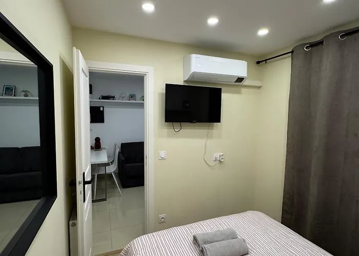 公寓 Free Parking & 400m To The Sea - 5 Min From Cannes 戈尔夫瑞昂